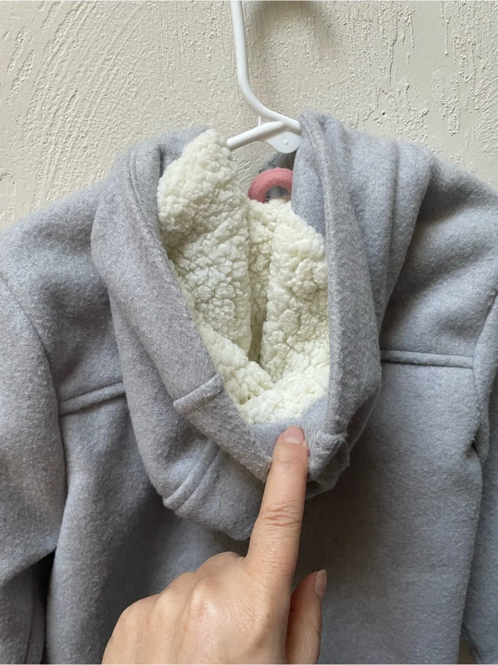 Old Navy grey pea coat 3T